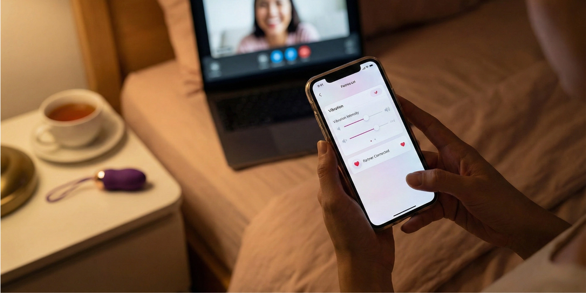 Application mobile et sextoy connecté pour maintenir la flamme dans une relation à distance