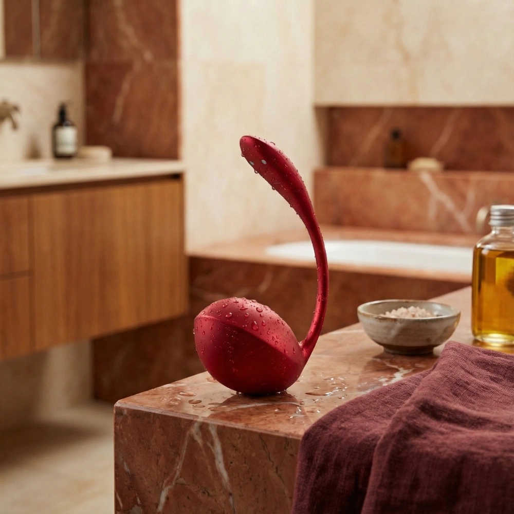 Stimulateur point G Satisfyer Shany Petal pilotable par application smartphone.