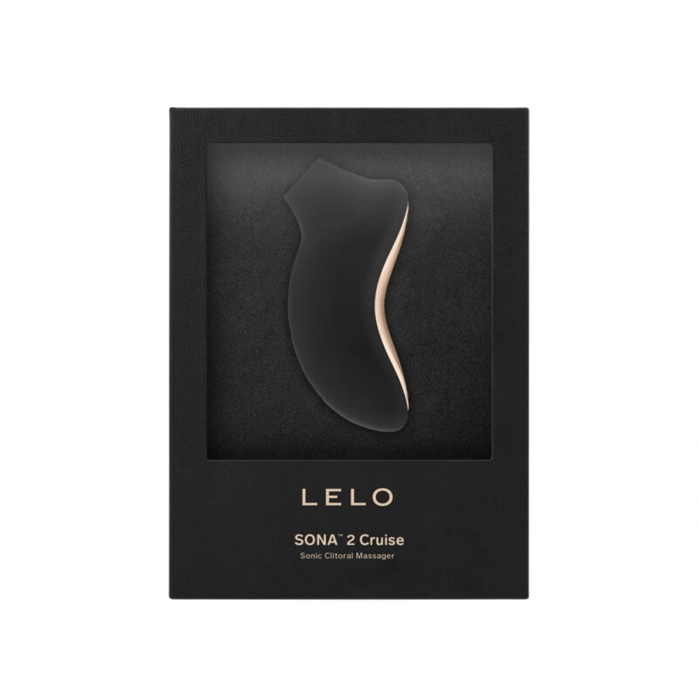 Packaging premium et coffret du vibromasseur sonique Lelo Sona 2 Cruise Noir.