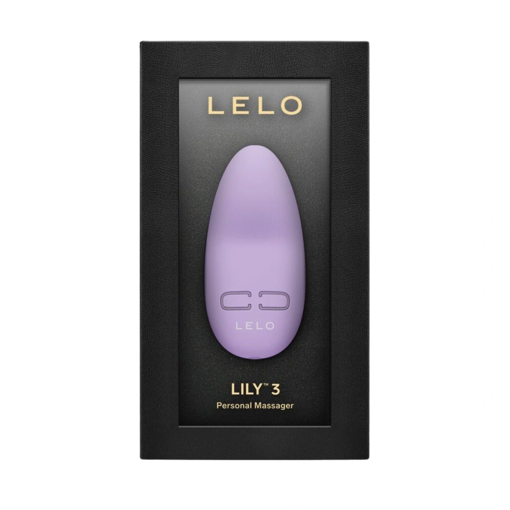 Boîte et packaging premium du masseur personnel Lelo Lily 3 Lilas.