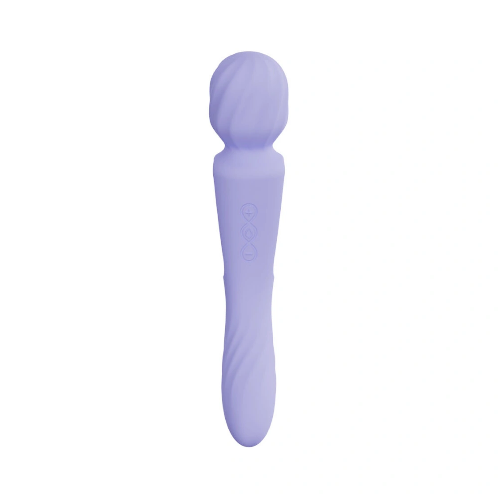 Interface de contrôle du vibromasseur de luxe Lelo Smart Wand 2 Lilas.