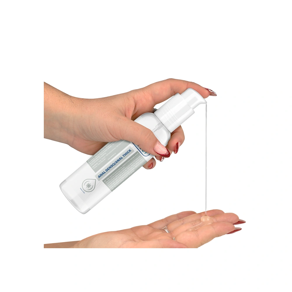 Texture épaisse du lubrifiant anal Waterfeel Denso pour un glissement optimal.