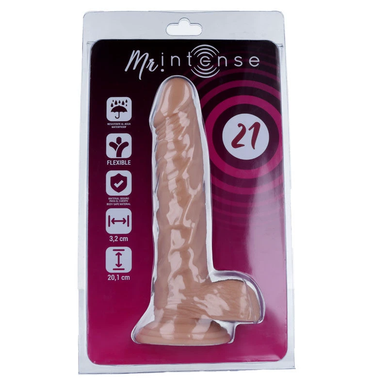 Godemichet 21 - Beige 20,1 cm