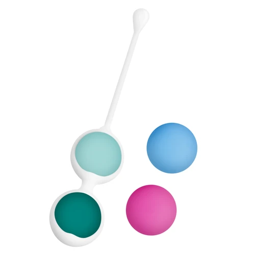 Kegel Beads - Bleu, Vert et Rose U
