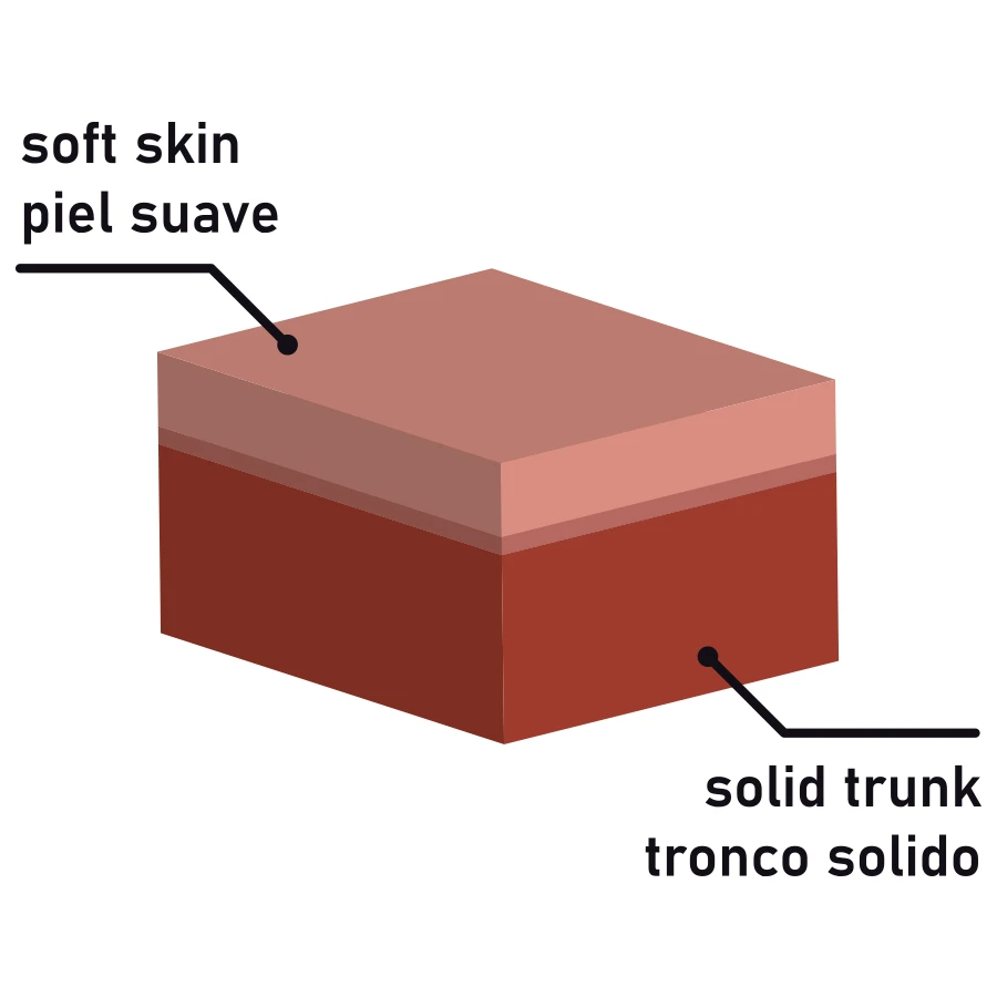 Gode Sherman - Beige 24 cm