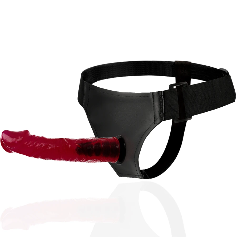 Gode Ceinture Brant - Rouge 19 cm