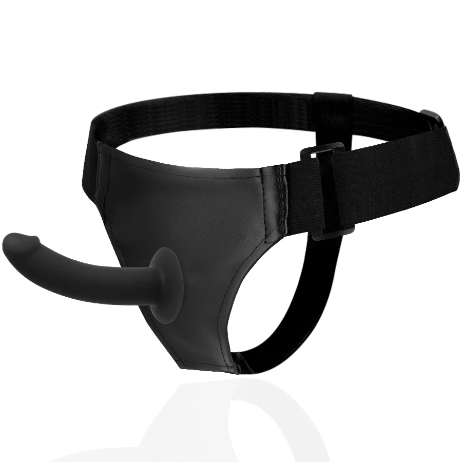 Gode Ceinture Kenny - Noir 15 cm