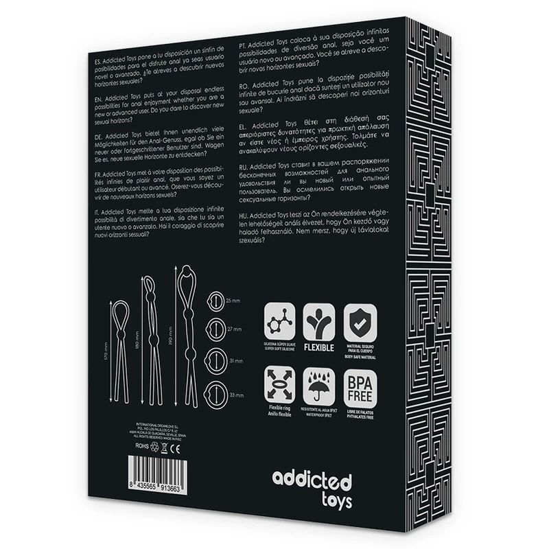 Kit Anneaux Penis - Noir U