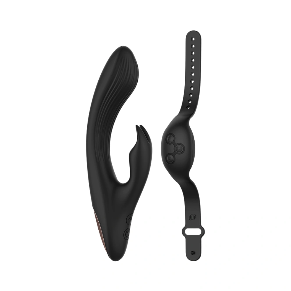 Vibromasseur rabbit télécommandé Annes Desire Watch Me avec montre de contrôle.