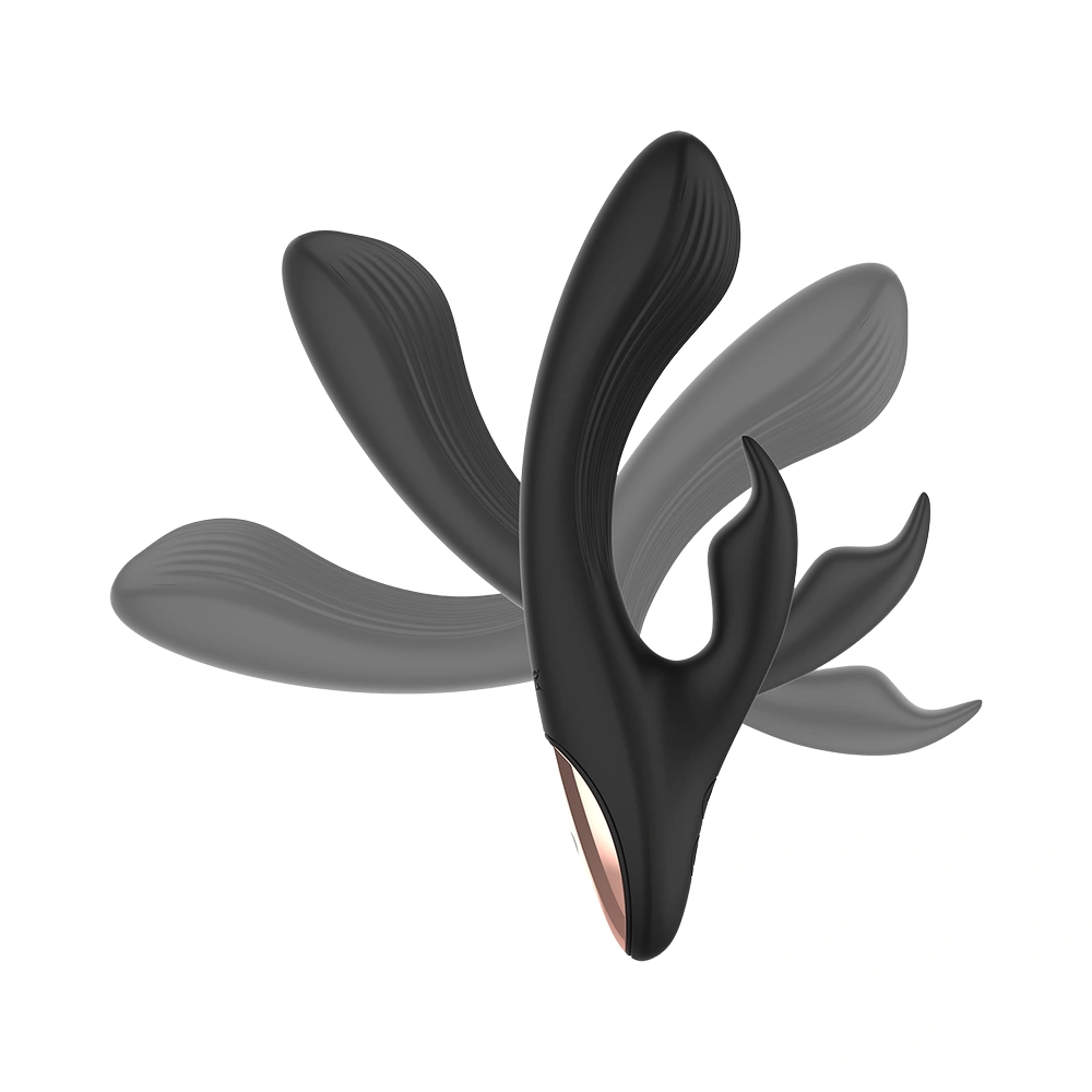 Vibromasseur rabbit flexible pour une stimulation clitoridienne et vaginale précise.