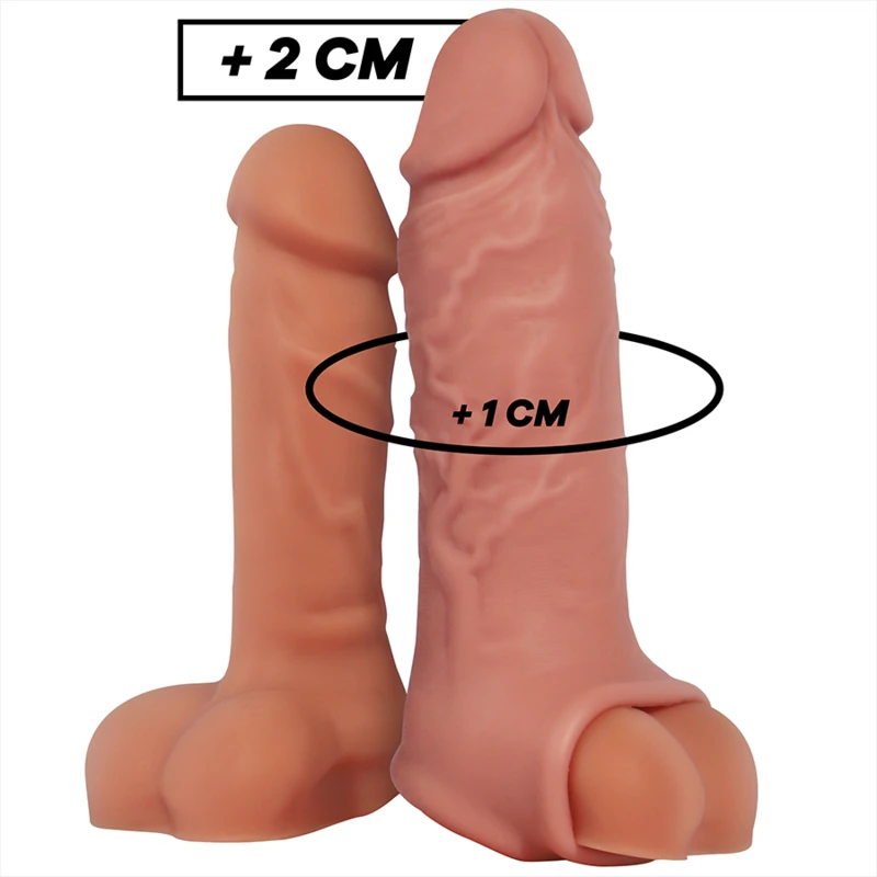 Gaine Penis V9 - Beige 15,5 cm