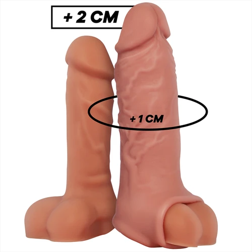 Gaine Penis V9 - Beige 15,5 cm