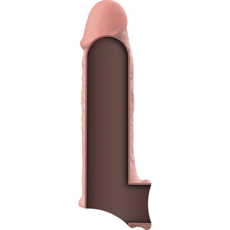 Gaine Penis V9 - Beige 15,5 cm
