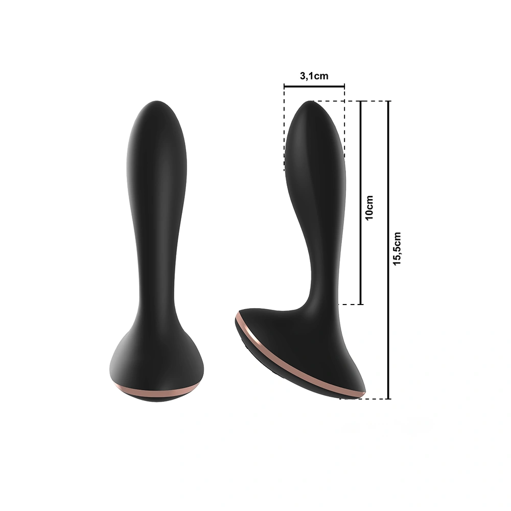 Dimensions du masseur prostatique Vernet : longueur 15,5 cm et diamètre 3,1 cm.