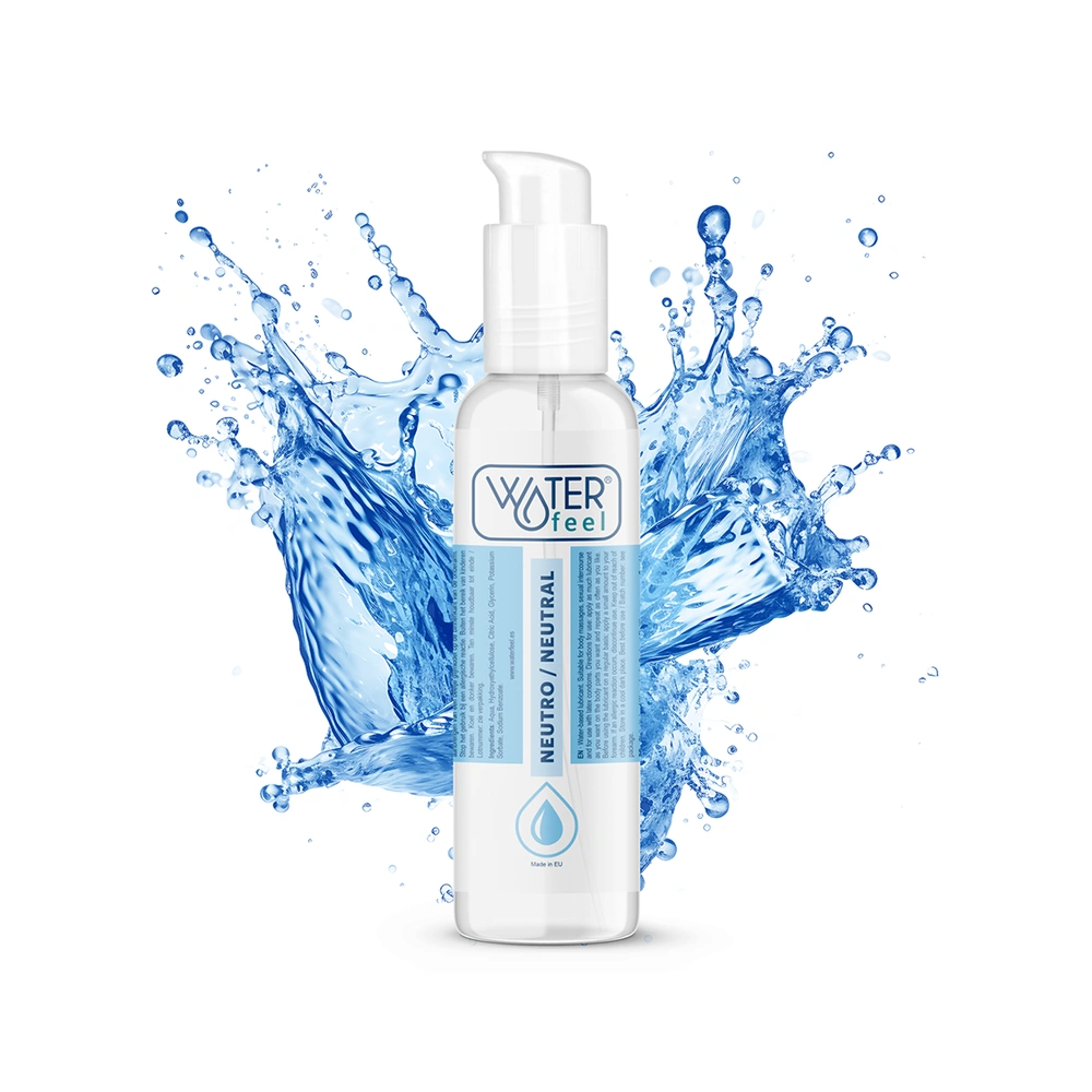 Lubrifiant naturel Waterfeel 175 ml à base d'eau avec effet splash rafraîchissant.