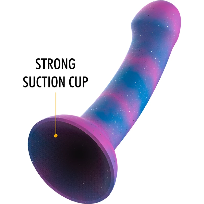 Dildo Galactique Dion - Violet 18 cm