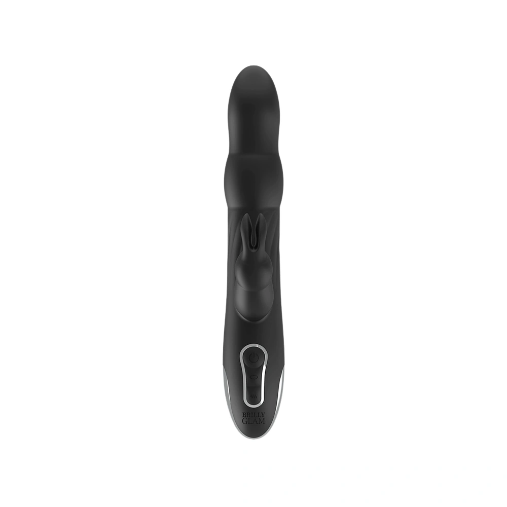 Vibromasseur rabbit double stimulation en silicone médical avec fonction rotative.