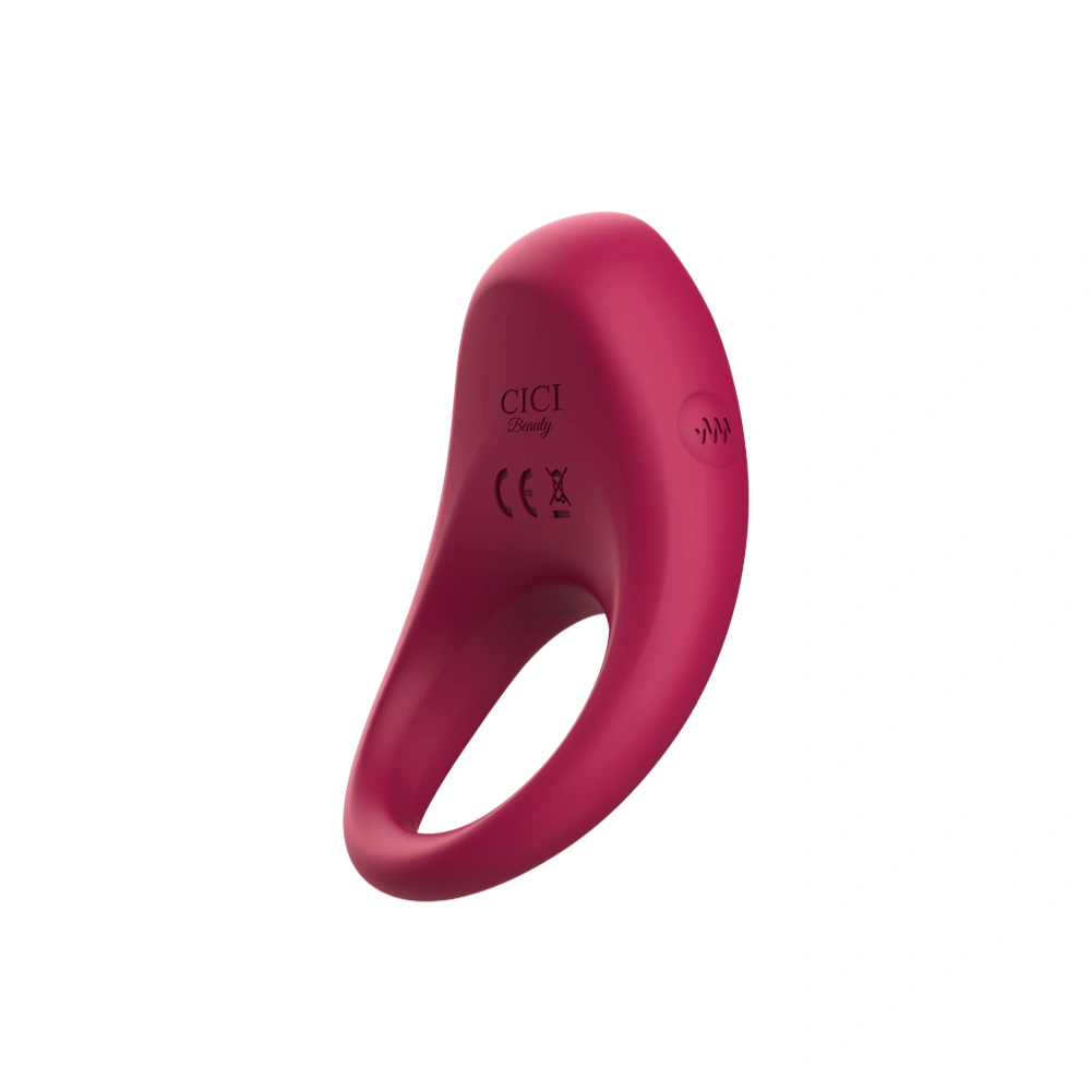 Design ergonomique du cockring vibrant pour un confort optimal et un plaisir partagé.