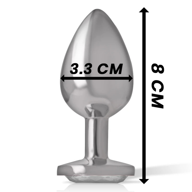 Plug Anal Cristal - Transparent U