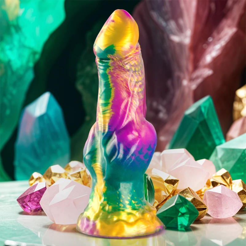 Dildo Iris - Arc en ciel 22,5 cm