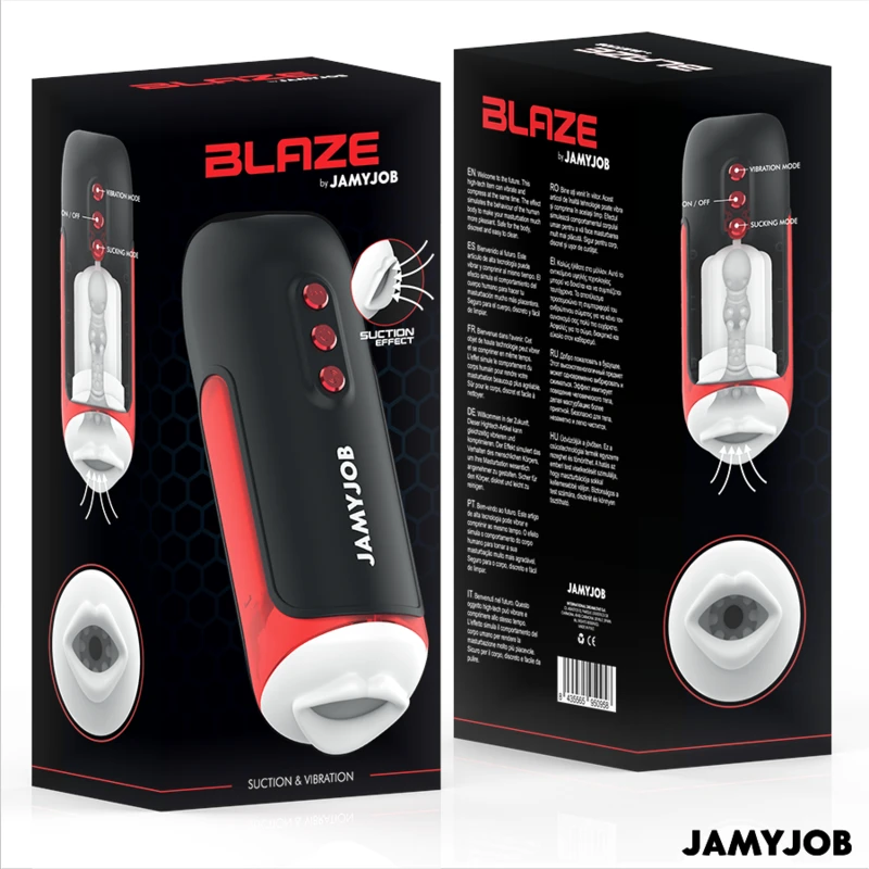 Masturbateur Buccal Blaze - Blanc U