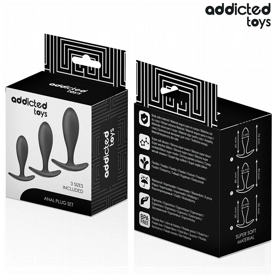 Lot Plug Anal - Noir U