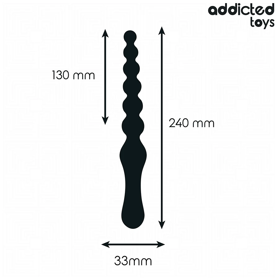 Chapelet Anal Massager - Noir U