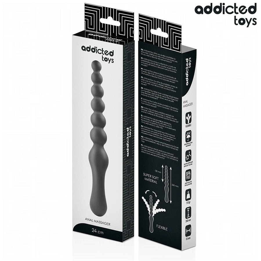 Chapelet Anal Massager - Noir U