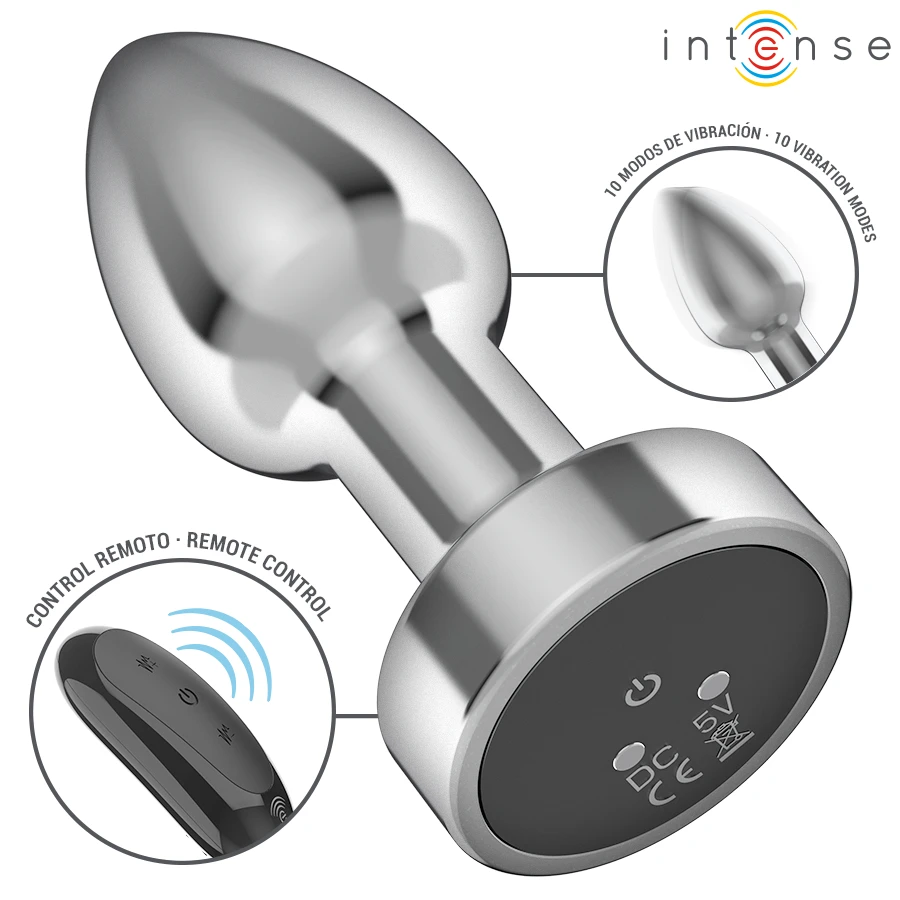 Plug Anal Metal 1 - Argent S