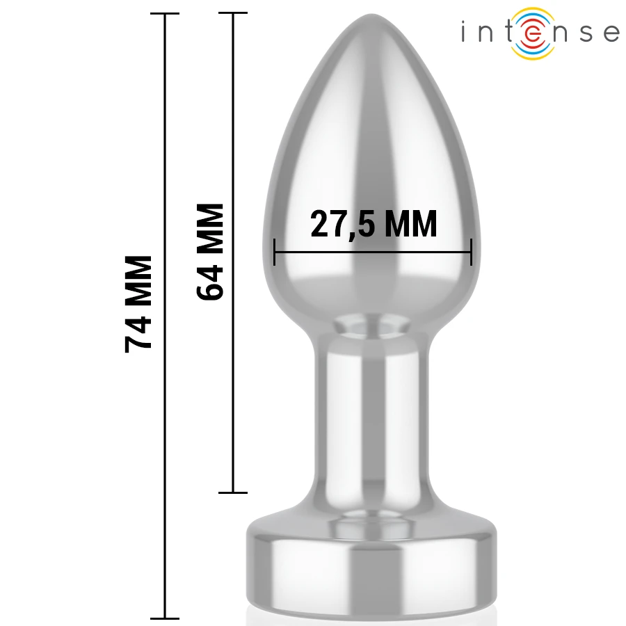 Plug Anal Metal 1 - Argent S