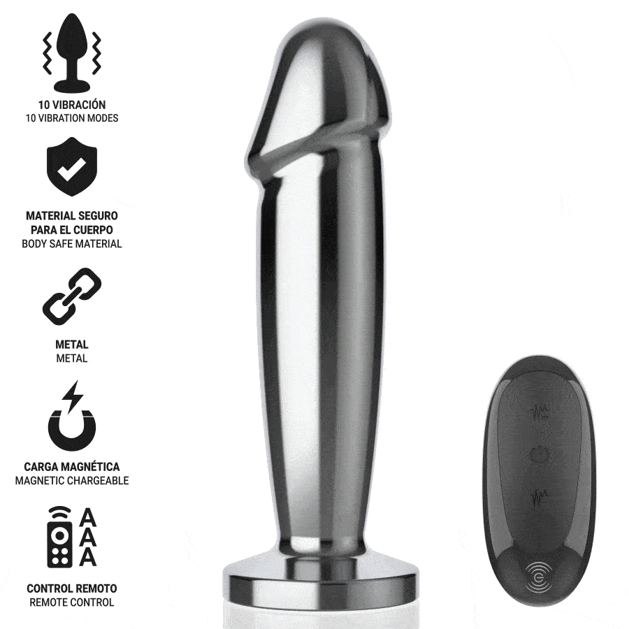 Plug Anal Metal 2 - Argent S