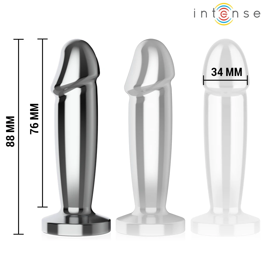 Plug Anal Metal 2 - Argent S