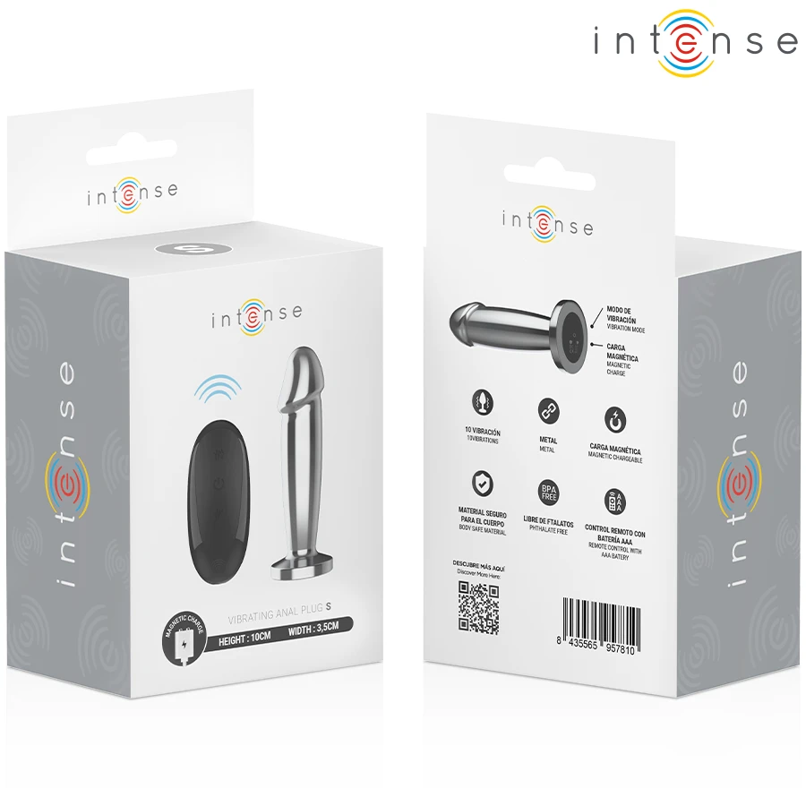 Plug Anal Metal 2 - Argent S