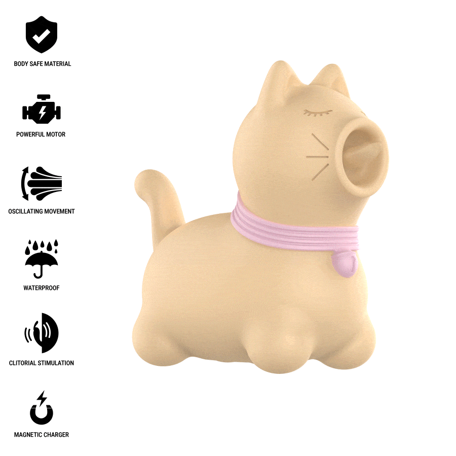 Stimulateur Chaton - Jaune U