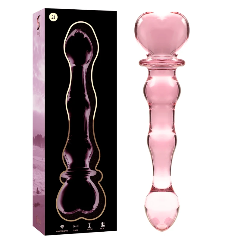 Dildo Coeur - Rose 20,5 cm