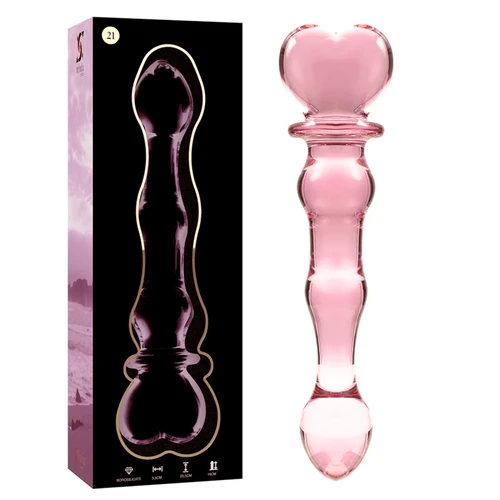 Dildo Coeur - Rose 20,5 cm