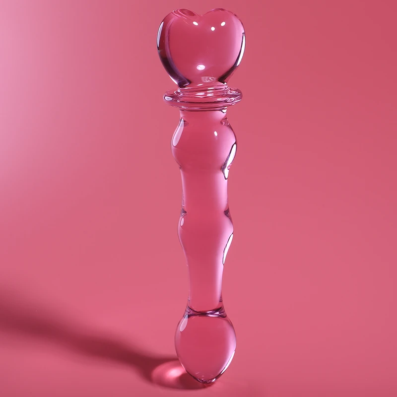 Dildo Coeur - Rose 20,5 cm