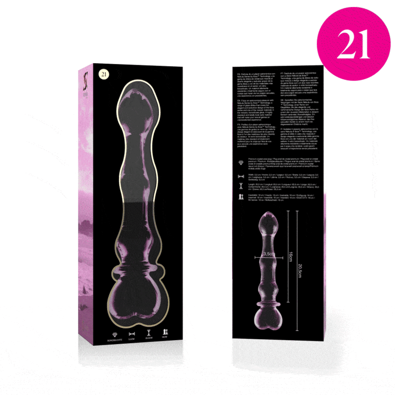 Dildo Coeur - Rose 20,5 cm