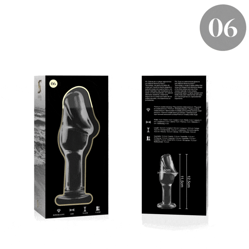 Plug Verre 6 - Transparent U