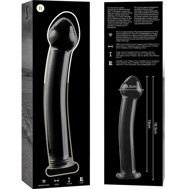 Dildo Bling - Transparent 16 cm