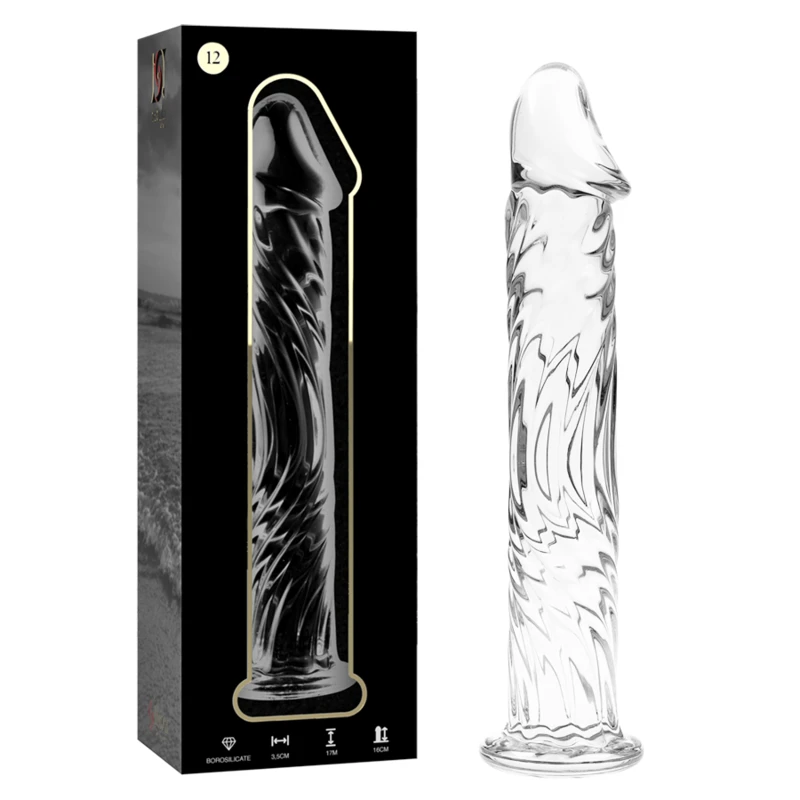 Gode Realiste Verre - Transparent 17 cm
