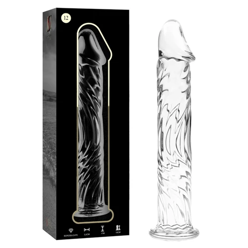 Gode Realiste Verre - Transparent 17 cm